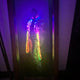 Light Up Fur Coat Glowing in Dark Setting - Colorful LED Trench Coat - Illuminated Faux Fur Fashion for New Year Parties - Halloween Music Festivals Mardi Gras Glow Events