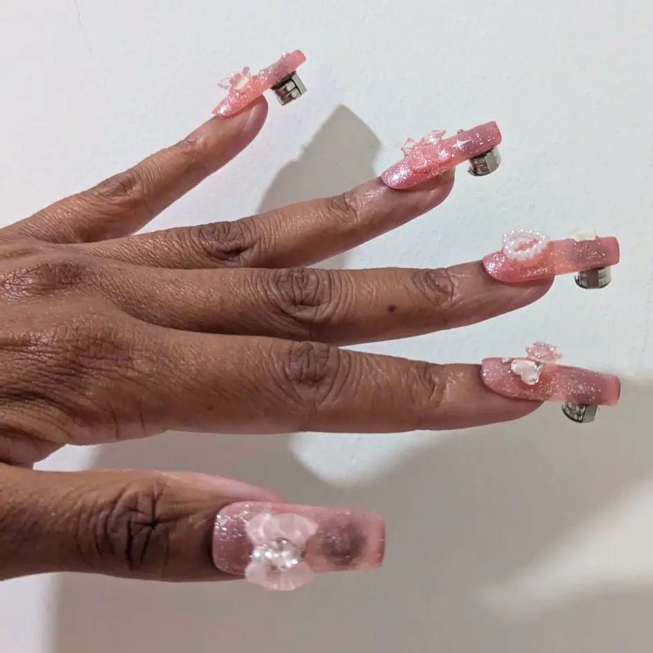 Light up LED Press - On Nails - Neon Cowboys - Accessories - LEDNailsPLuxeXS