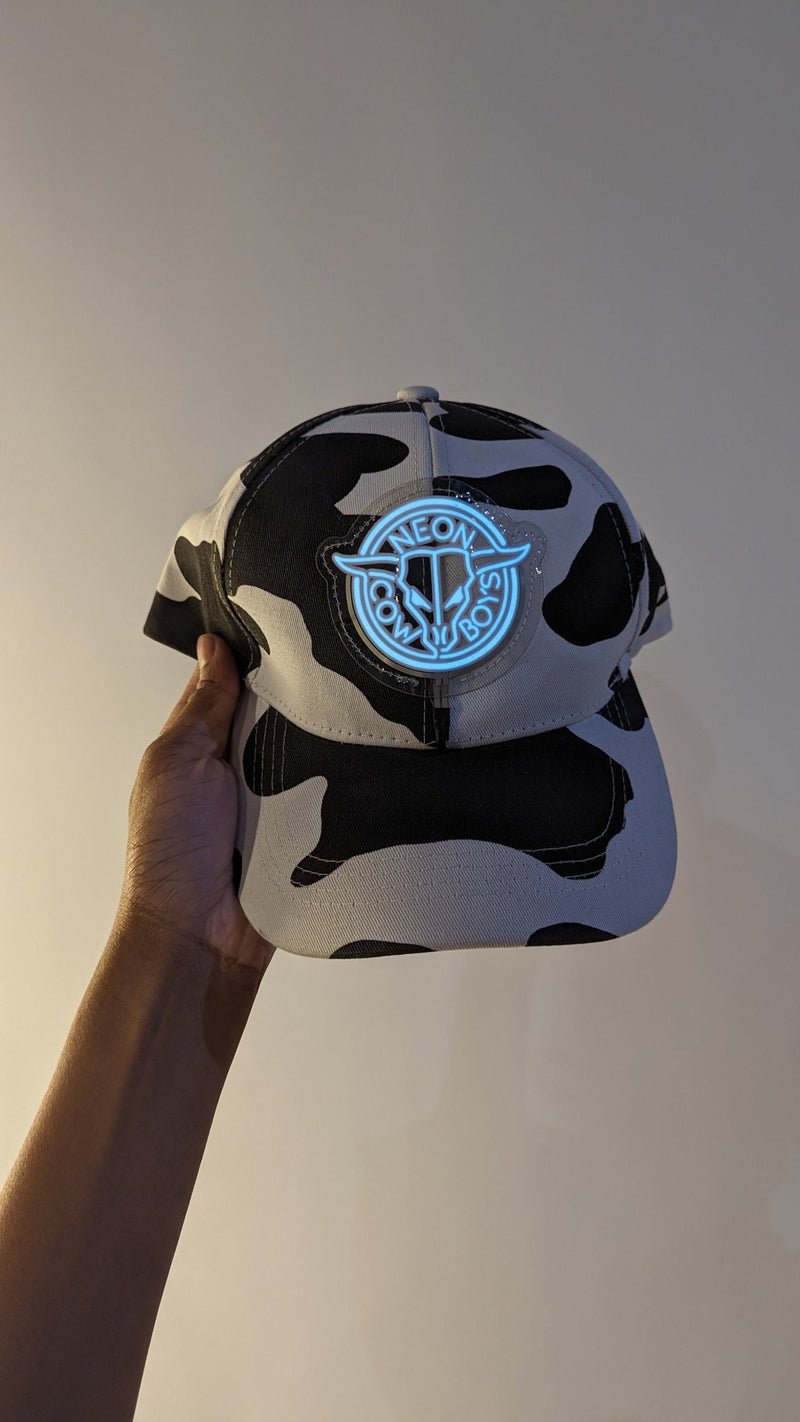 Logo Cowprint Baseball Cap - Neon Cowboys - 