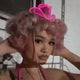 Pink mini neon cowboys hat enhancing cosplay outfits anime conventions and Halloween costume parties with vibrant glowing accessories