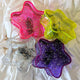 Clear Bag Policy Purse for Concerts Music Festivals EDM Raves - Star Purses - Pink, Yellow, White and Purple Light Up Bags with Holographic Glitter - Transparent Fashion Accessories