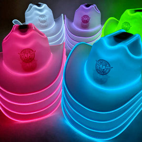 Neon Cowboys® Hat (Clear Plastic + Colored Lights) - Neon Cowboys - Hats - NCH - 2000P