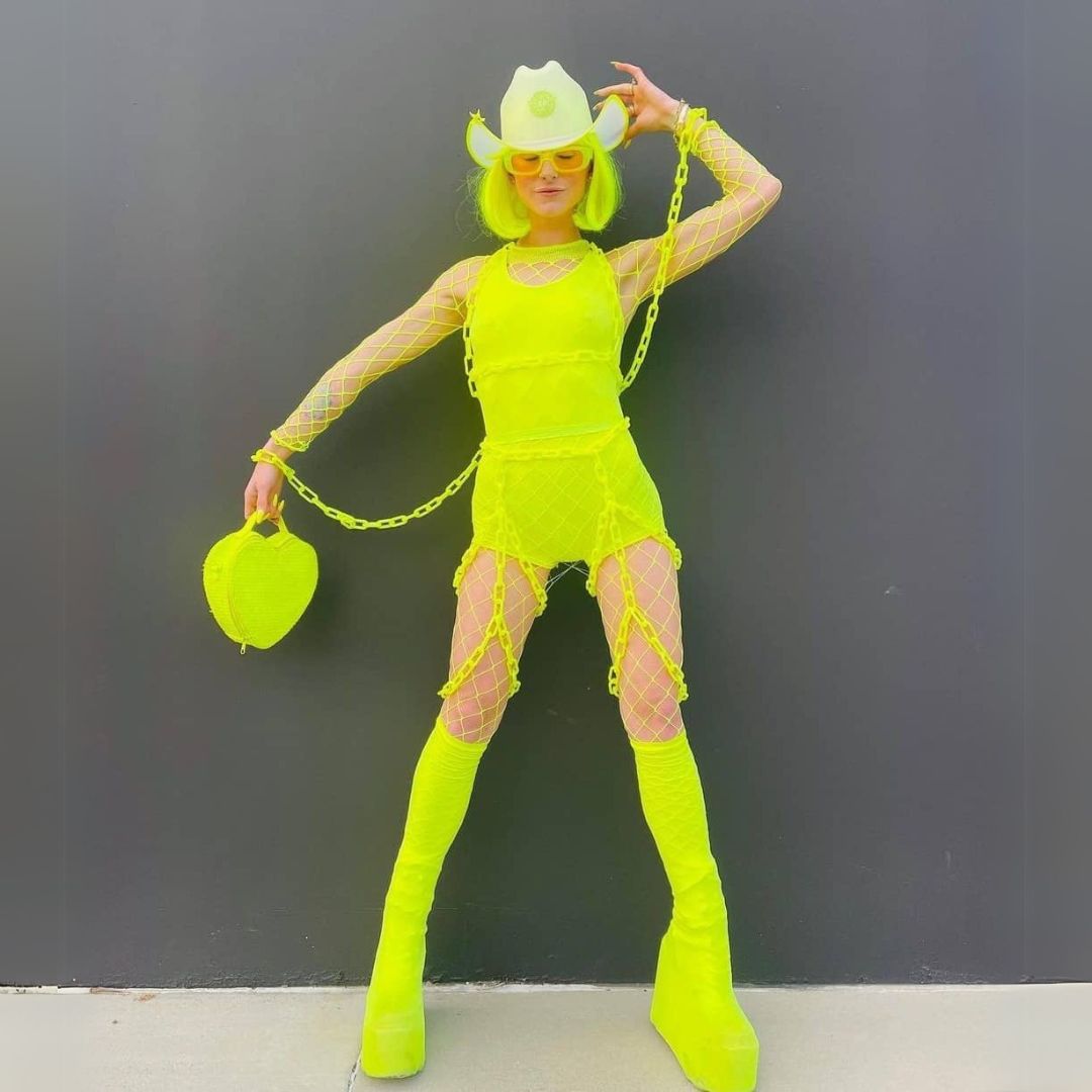 Neon Cowboys Hat (Clear Plastic + Colored Lights) - Neon Cowboys - Hats - NCH - 2005PR