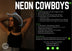 Neon Cowboys® Hat (Clear Plastic + Colored Lights) - Neon Cowboys - Hats - NCH - 2005PR