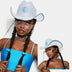 Neon Cowboys® Hat (Clear Plastic + Colored Lights) - Neon Cowboys - Hats - PrismGreen