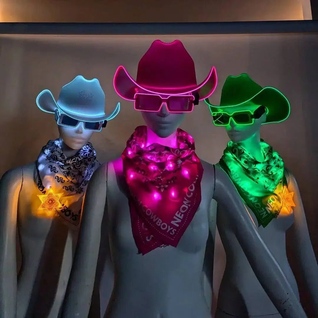 Party Police Badge - Neon Cowboys - 
