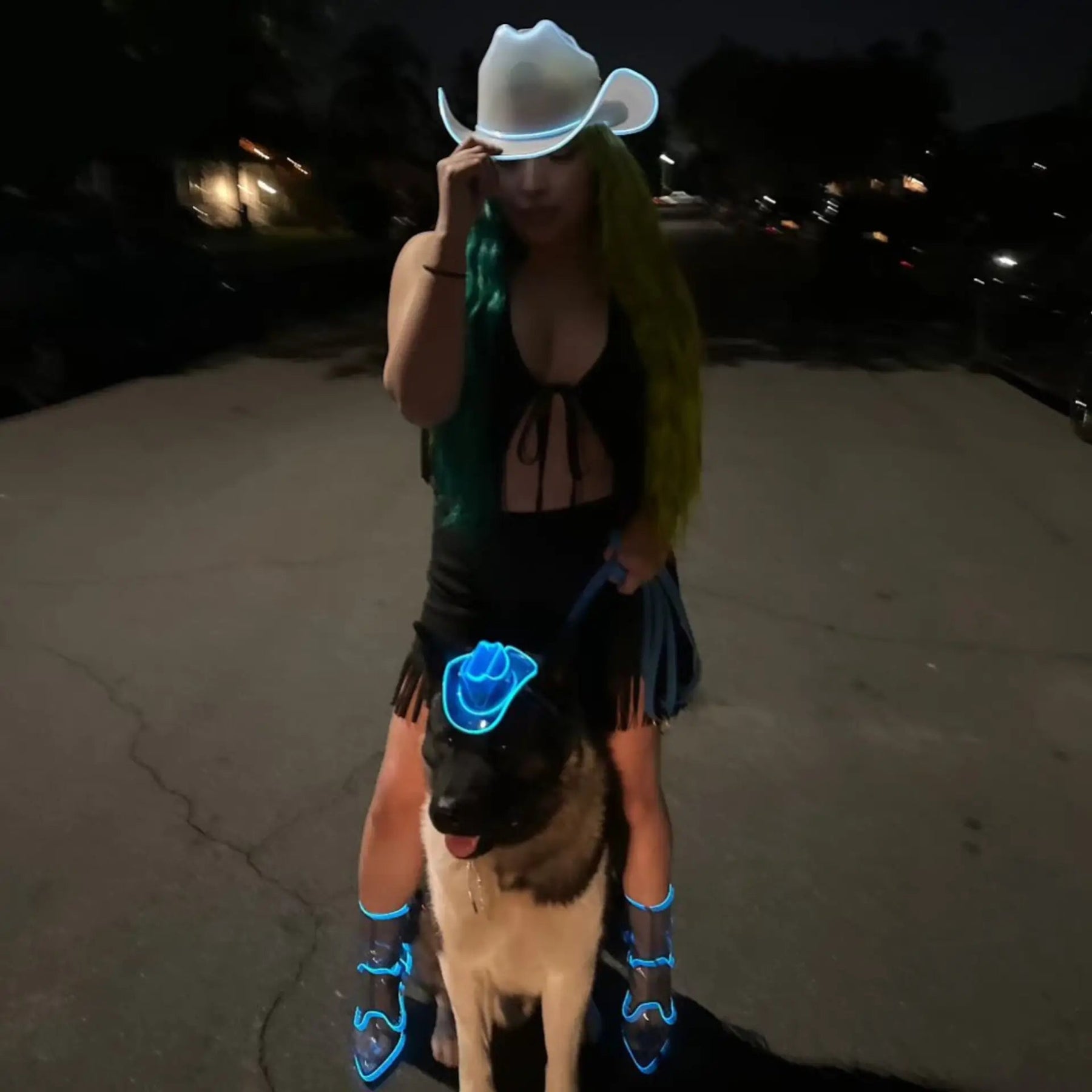 PAWdner Hat Pack - Neon Cowboys - Pet Products - 