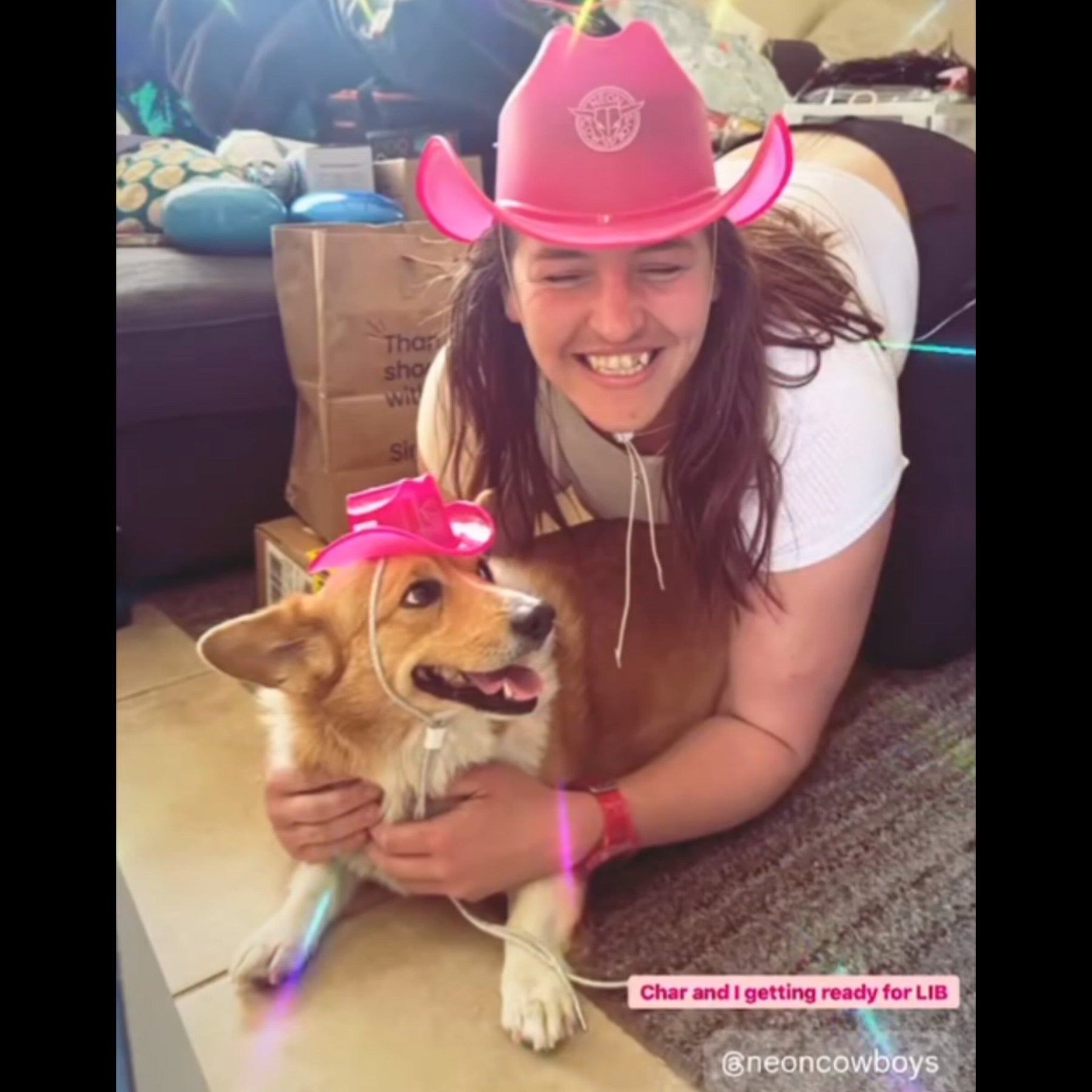 PAWdner Hat Pack - Neon Cowboys - Pet Products - 