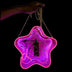 Pink LED Star Purse - Light Up Crossbody Evening Bag - Glowing Fashion Accessory for Night Parties Clear Concert Bag Policy Stadiums Venues