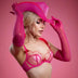hot pink party accessories LED cowboy hat perfect for group parties celebration supplies photo booth props event planning
