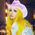 hot pink cowgirl hat glowing LED perfect for festival fashion music festival accessories party hats celebration supplies