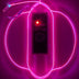 badass space cowgirl pink neon hat perfect for nightclub fashion party photography social media content influencer lifestyle shoots