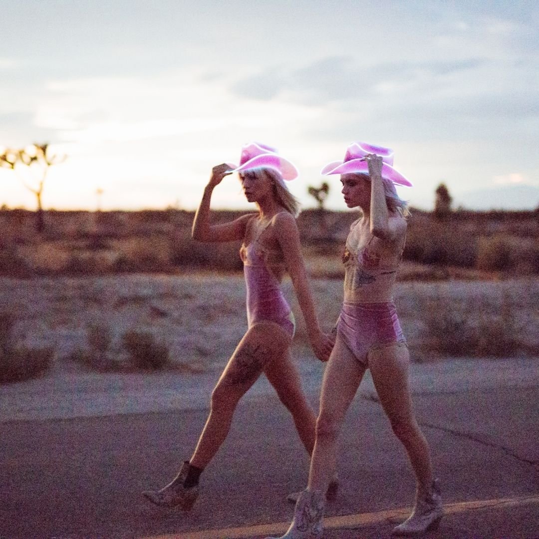 Pink LED Neon Cowboys Hat - Neon Cowboys - Neon Cowboys Hat - 