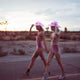 space cowgirl party hat pink neon perfect for sorority events greek life celebrations college party themes university event photography