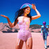 hot pink space cowgirl LED hat perfect for music video production artist promotional content entertainment industry fashion shoots