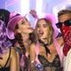 badass space cowgirl hat pink glowing perfect for motorcycle rally events biker party themes rebel fashion accessories adventure lifestyle photography
