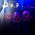 pink festival accessories LED cowboy hat perfect for music video production artist promotional content entertainment industry fashion shoots