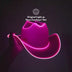 Pink LED Neon Cowboys Hat
