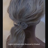 LED Hair Tie in Ponytail Video - Light Up Hair Accessory - Illuminated Hair Tie Glow Party, Night Run, New Years, Halloween Christmas Party