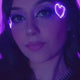 Hearts: LED Face Stickers