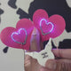 Pink LED Heart Pasties - Light Up Breast Covers for Raves - Glowing Heart Shaped Nipple Jewelry for Hot Festival and Concert Outfits - Sexy Halloween Costumes