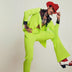 Red LED cowgirl hat glowing vibrant for luxury event planning high end parties and western costume fashion celebrations