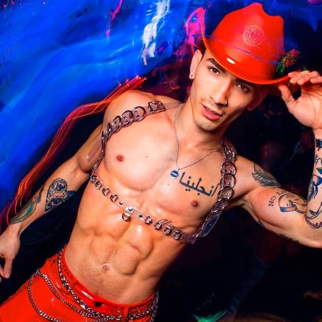 Red LED Neon Cowboys Hat - Neon Cowboys - Neon Cowboys Hat - 