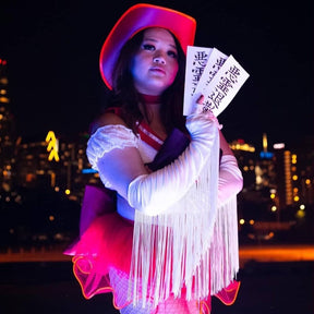 Red LED Neon Cowboys Hat - Neon Cowboys - Neon Cowboys Hat - 