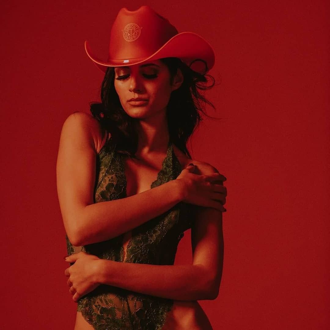 Red LED Neon Cowboys Hat - Neon Cowboys - Neon Cowboys Hat - 