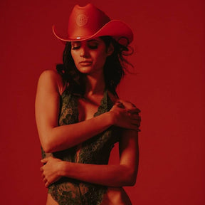 Red LED Neon Cowboys Hat - Neon Cowboys - Neon Cowboys Hat - 