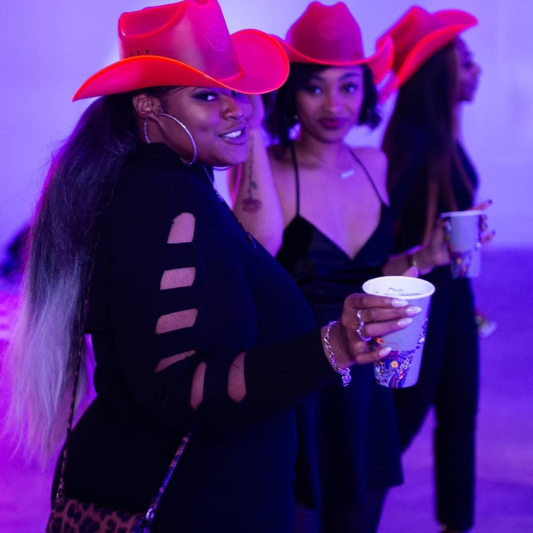 Red LED Neon Cowboys Hat - Neon Cowboys - Neon Cowboys Hat - 