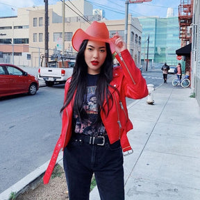Red LED Neon Cowboys Hat - Neon Cowboys - Neon Cowboys Hat - 
