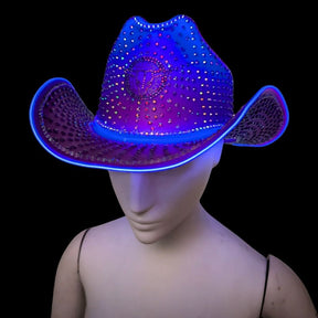 Rhinestoned Neon Cowboys® Hat - Neon Cowboys - Hats - RhinestoneP - 1