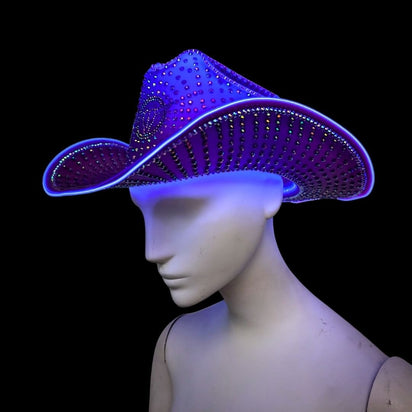 Rhinestoned Neon Cowboys® Hat - Neon Cowboys - Hats - RhinestoneP - 1