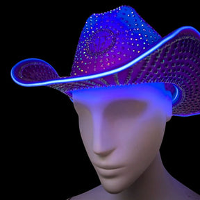 Rhinestoned Neon Cowboys® Hat - Neon Cowboys - Hats - RhinestoneP - 1