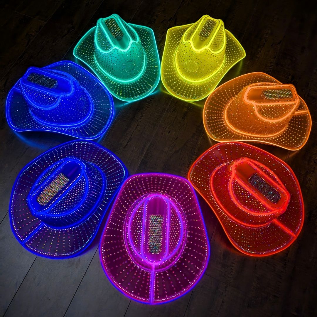 Rhinestoned Neon Cowboys® Hat - Neon Cowboys - Hats - RhinestoneP - 5