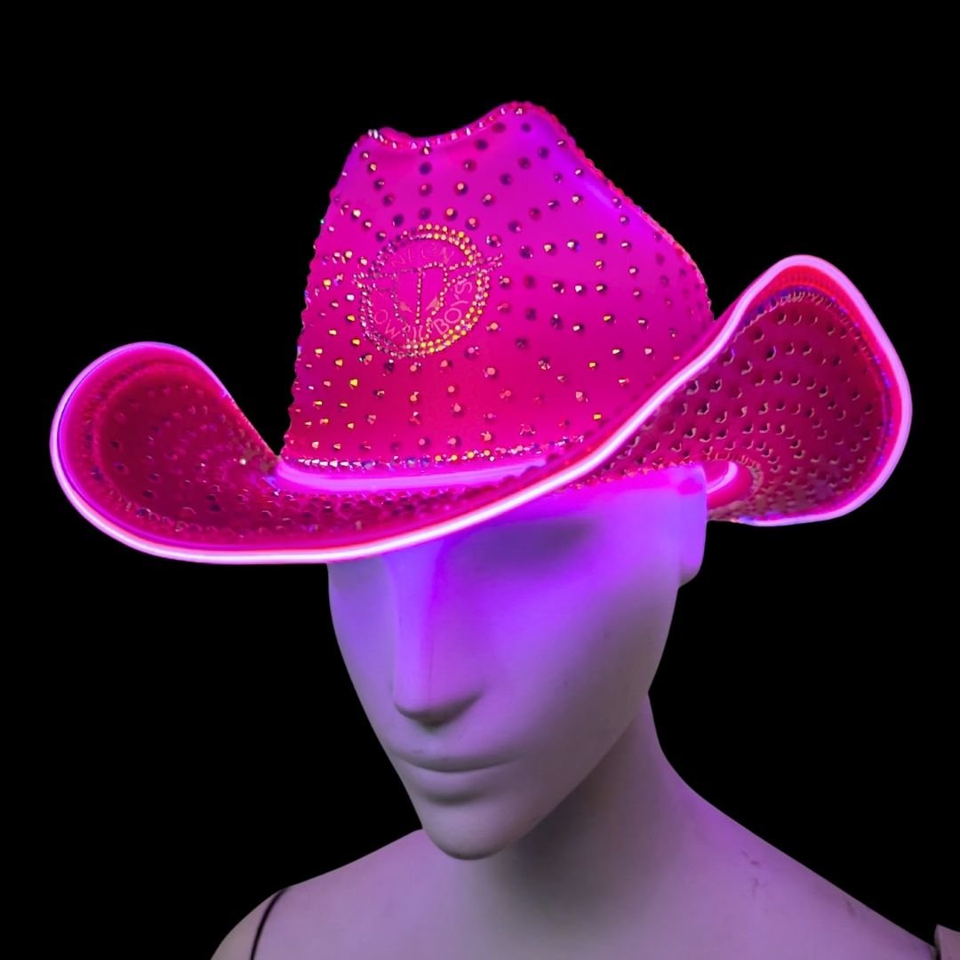 Rhinestoned Neon Cowboys® Hat - Neon Cowboys - Hats - RhinestoneP