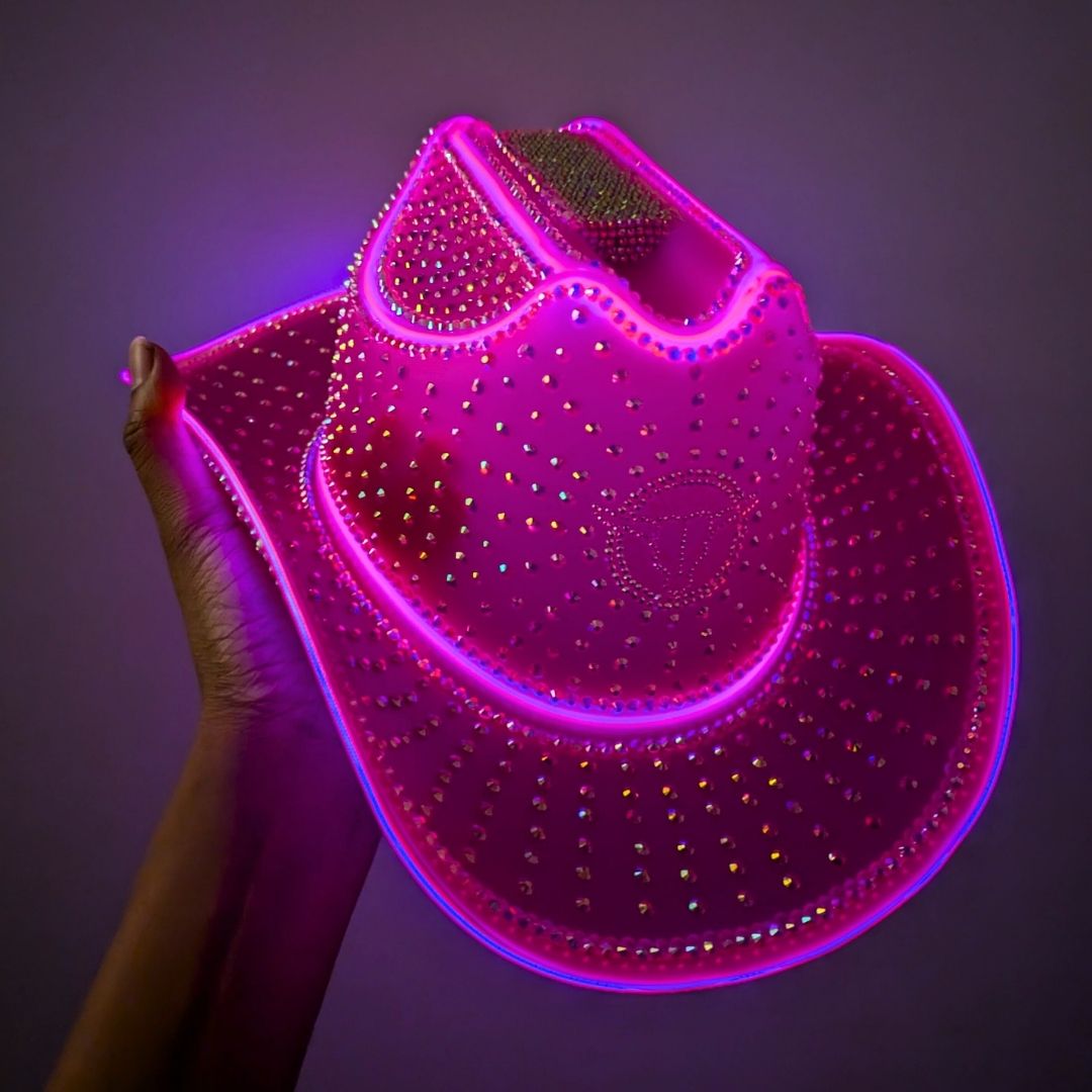 Rhinestoned Neon Cowboys® Hat - Neon Cowboys - Hats - RhinestoneP