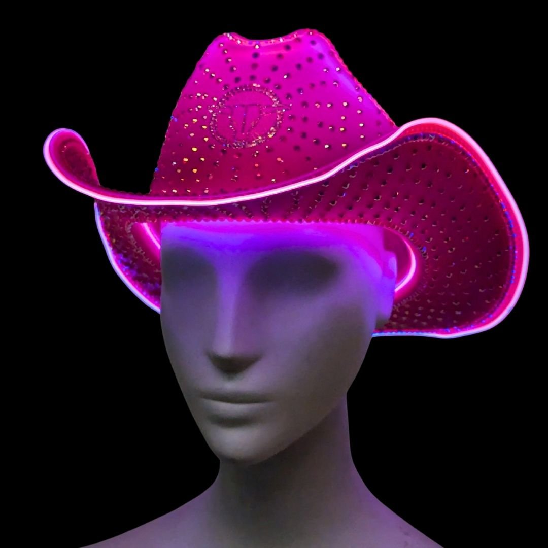Rhinestoned Neon Cowboys® Hat - Neon Cowboys - Hats - RhinestoneP