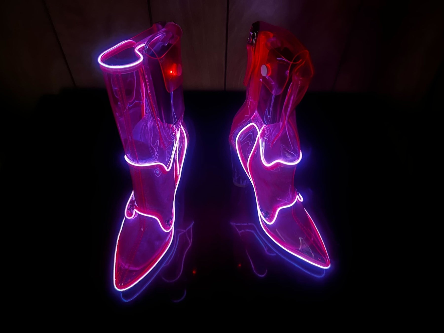 Size 7 Pink #10 -  OPM Boot : Top Left Ankle Light Disconnected  (FINAL SALE)