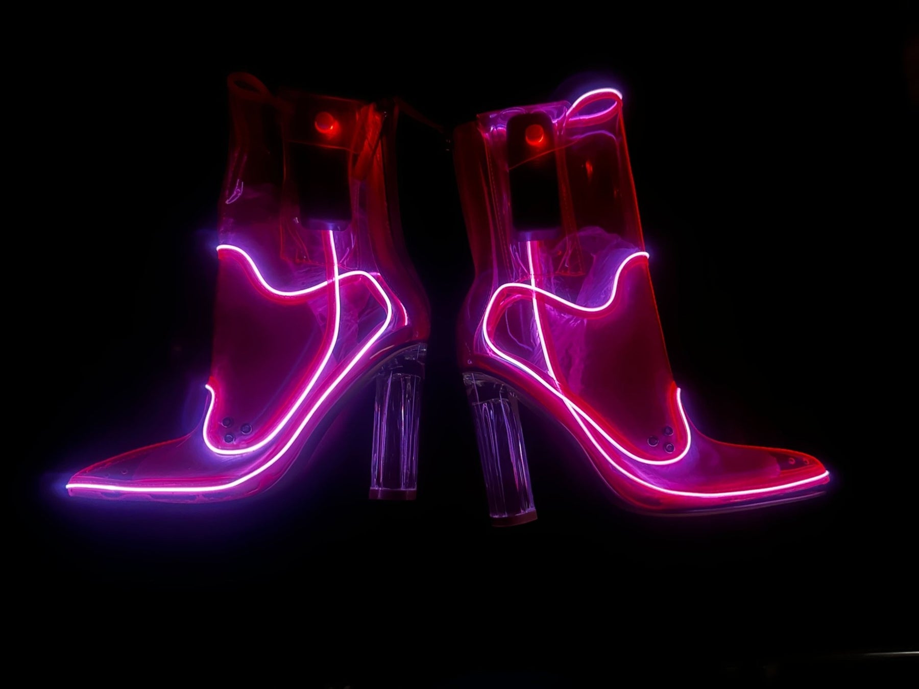 Size 7 Pink #10 -  OPM Boot : Top Left Ankle Light Disconnected  (FINAL SALE)