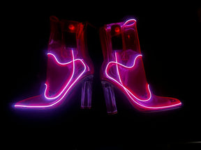 Size 7 Pink #10 -  OPM Boot : Top Left Ankle Light Disconnected  (FINAL SALE)
