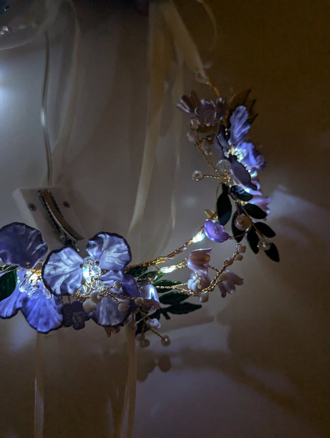 SAMPLE SALE - Light up Floral Headband - FINAL SALE (estimated 3 week delivery ships from Factory) - Neon Cowboys - 