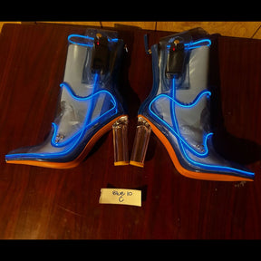 Size 10 Blue C - OPM Boot (FINAL SALE) - Neon Cowboys - 