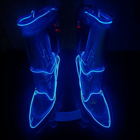 Size 10 Blue C - OPM Boot (FINAL SALE) - Neon Cowboys - 