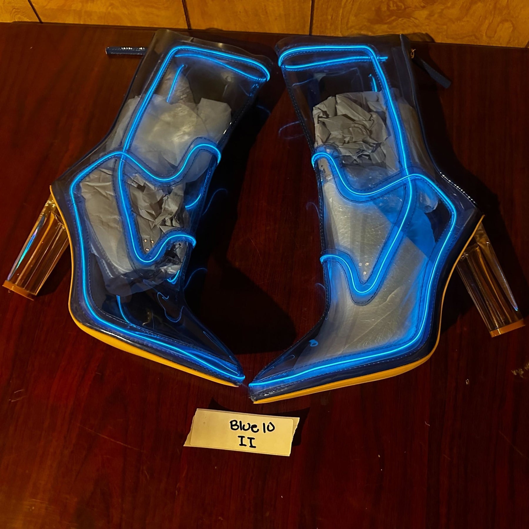 Size 10 Blue II - OPM Boot (FINAL SALE) - Neon Cowboys - 