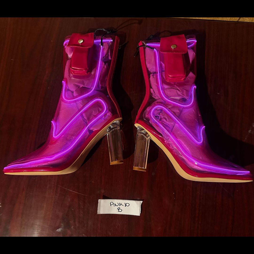 Size 10 Pink B - OPM Boot (FINAL SALE) - Neon Cowboys - 