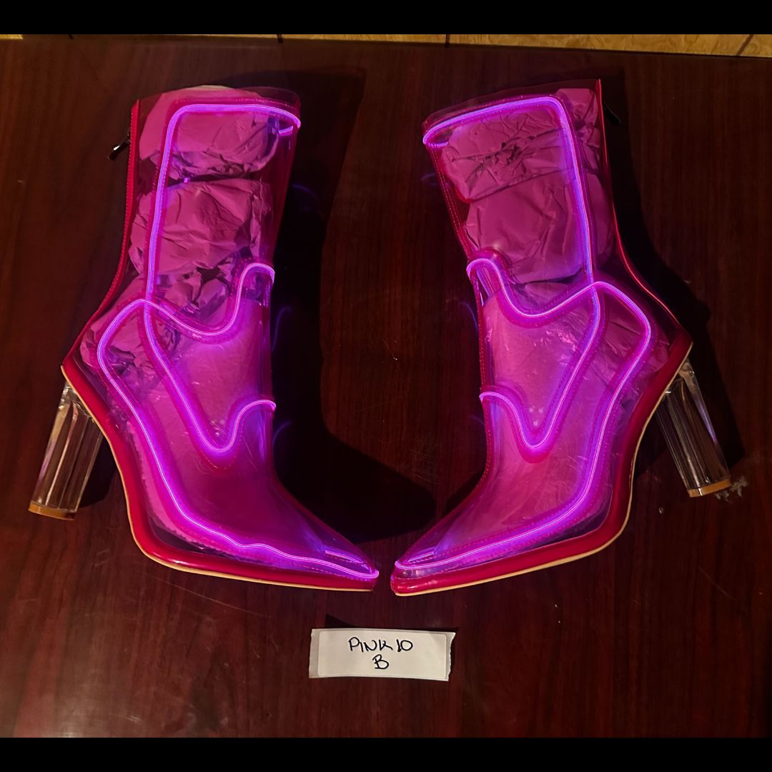 Size 10 Pink B - OPM Boot (FINAL SALE) - Neon Cowboys - 