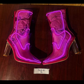 Size 10 Pink B - OPM Boot (FINAL SALE) - Neon Cowboys - 