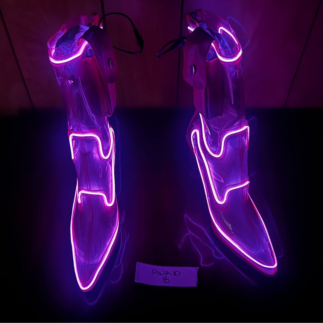 Size 10 Pink B - OPM Boot (FINAL SALE) - Neon Cowboys - 